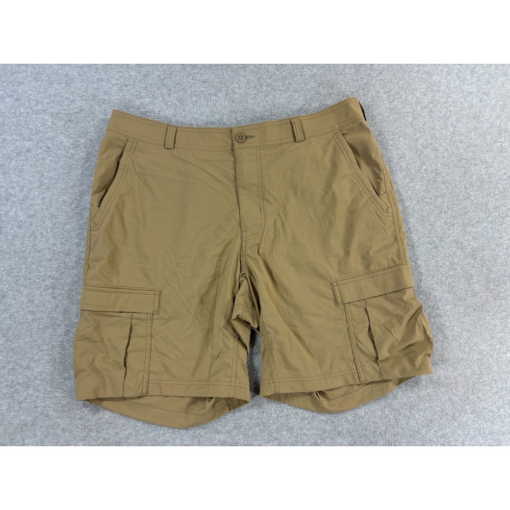 REI Nylon Blend Cargo‎ Hiking Travel Shorts (Men's 38) Tan - 9"